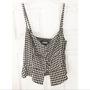 Reformation gingham Top